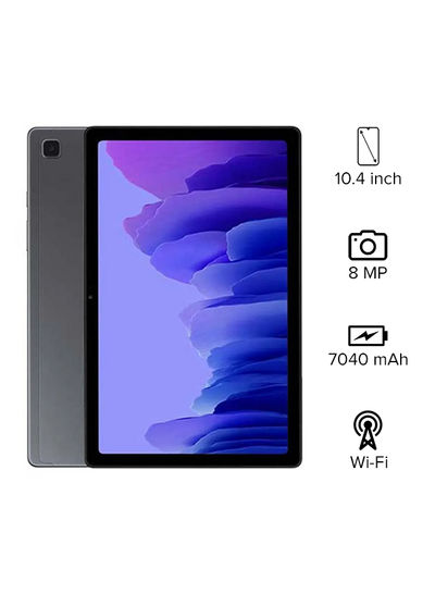 Samsung Galaxy Tab A7 (2020), 10.4-Inch, 32GB, 3GB RAM, Wi-Fi, 4G LTE, Dark Gray - International Version