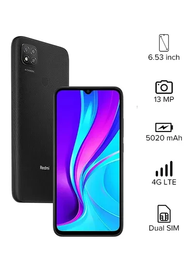 Xiaomi Redmi 9 Black 4GB RAM 64GB 4G LTE