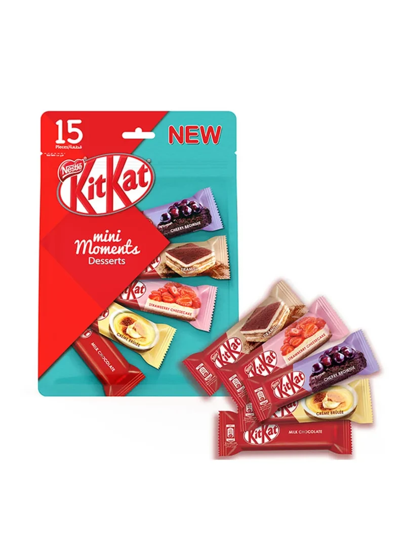 Mini Moments Chocolate, Count 15 255g Pack of 3