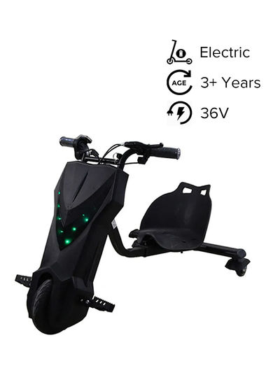 Rockbaby 36V Electric Drifting Scooter With Helmet, Knee And Elbow protector 94x60x64cm