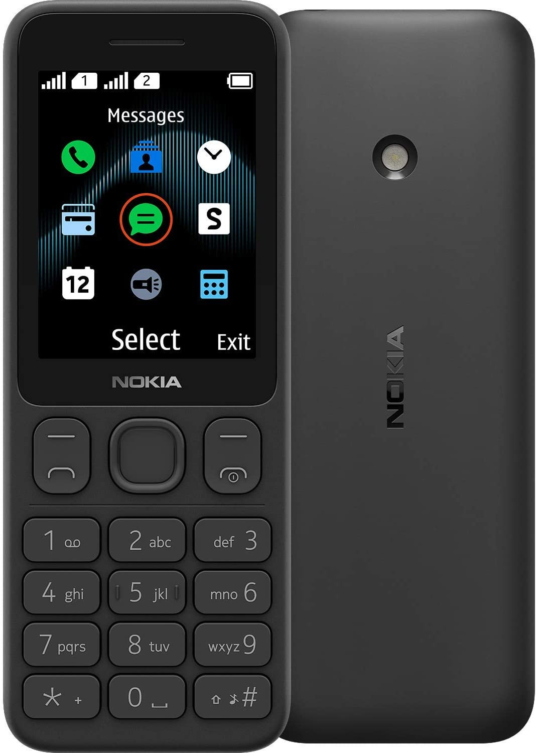 Nokia 125 Dual Sim Black 2G