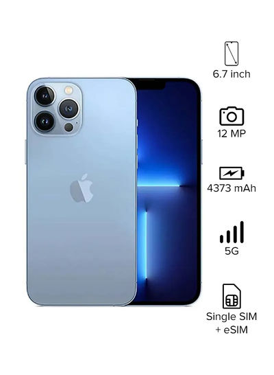Apple iPhone 13 Pro Max 256GB Sierra Blue 5G With FaceTime - International Version